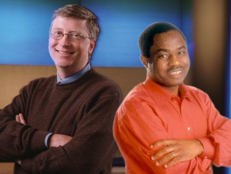 Bill Gates et Jacques BONJAWO